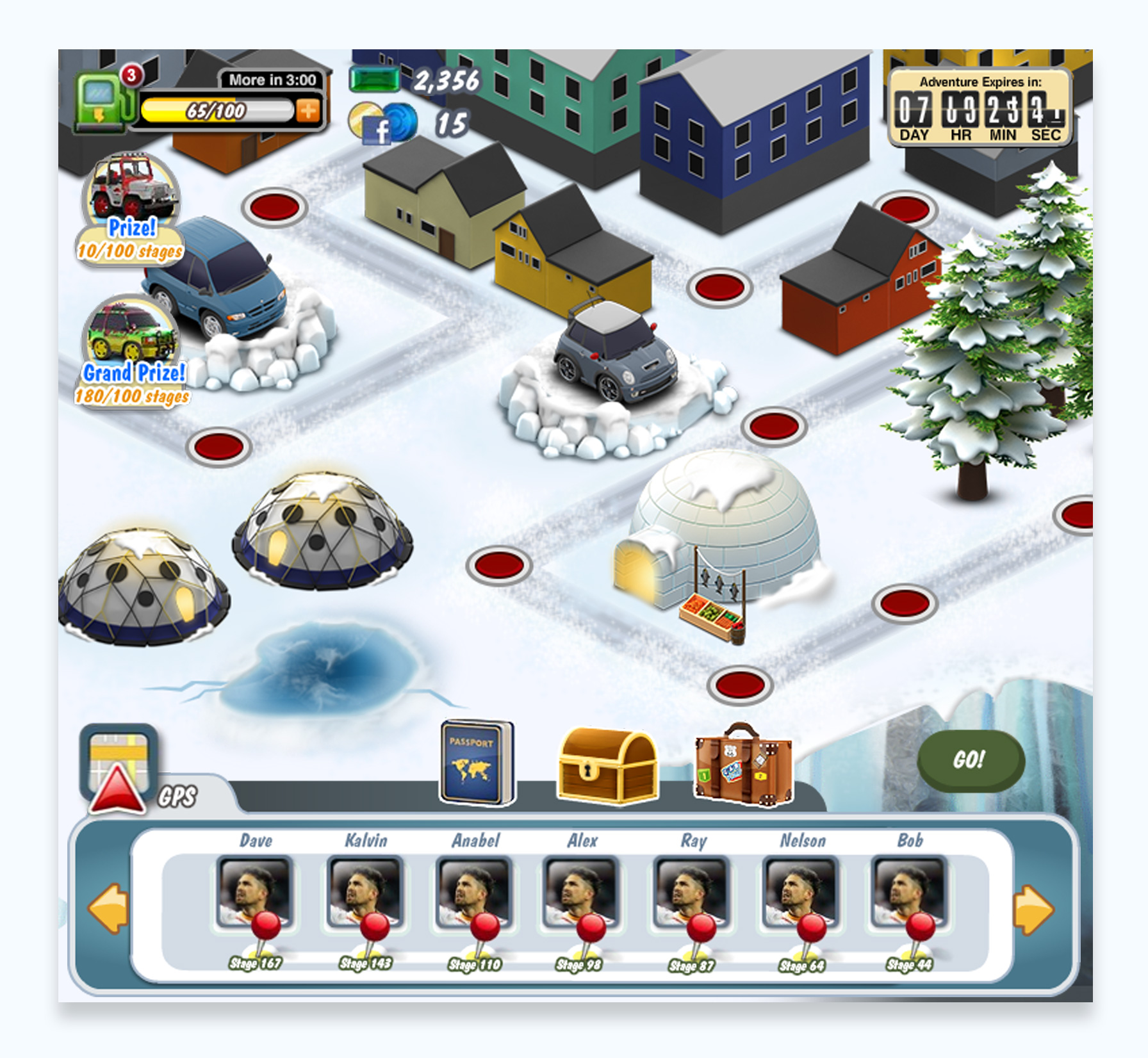 Cartown Arctic Adventure Map