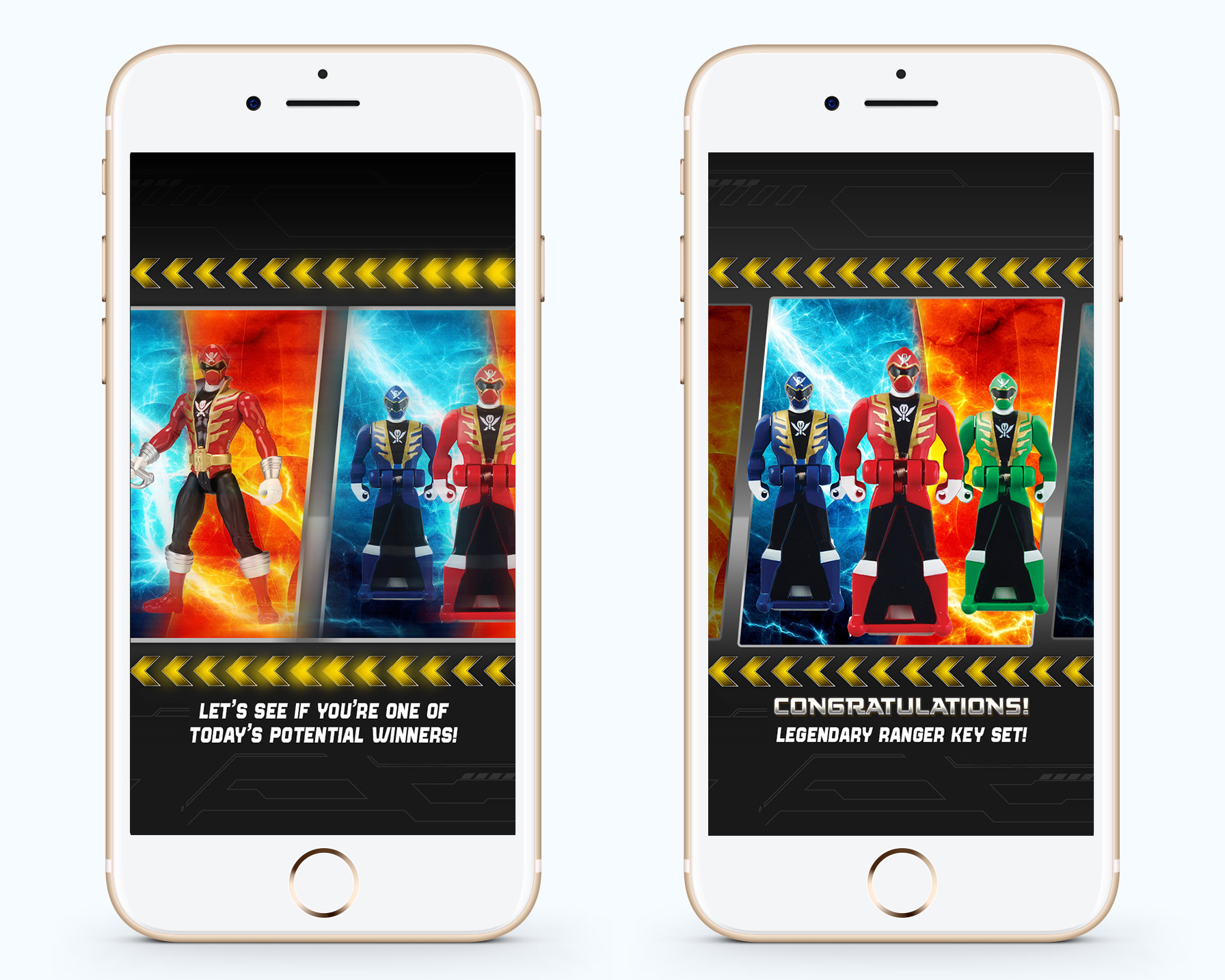 Power Ranger Sweepstakes Spin