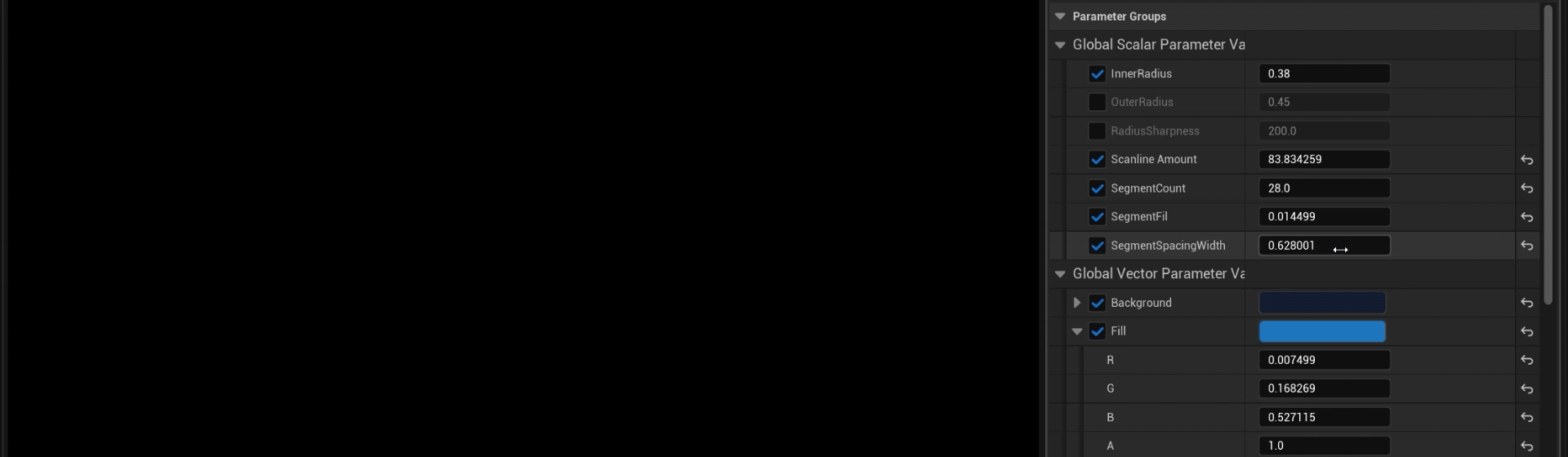 UI Material Dynamtic Radial Progress